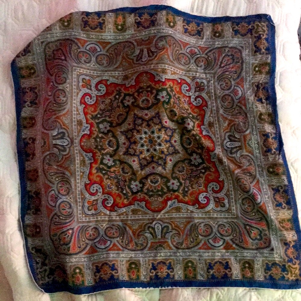 Paisley Pattern Scarf, Vintage